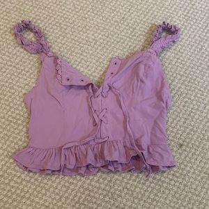light purple urban corset tank